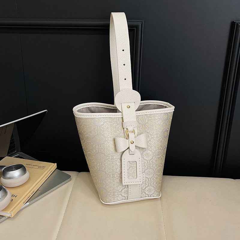 Song Brocade Bucket Bag DIY Kit – Unique Fabric Handbag Making Kit for Women - MyStitchBag
