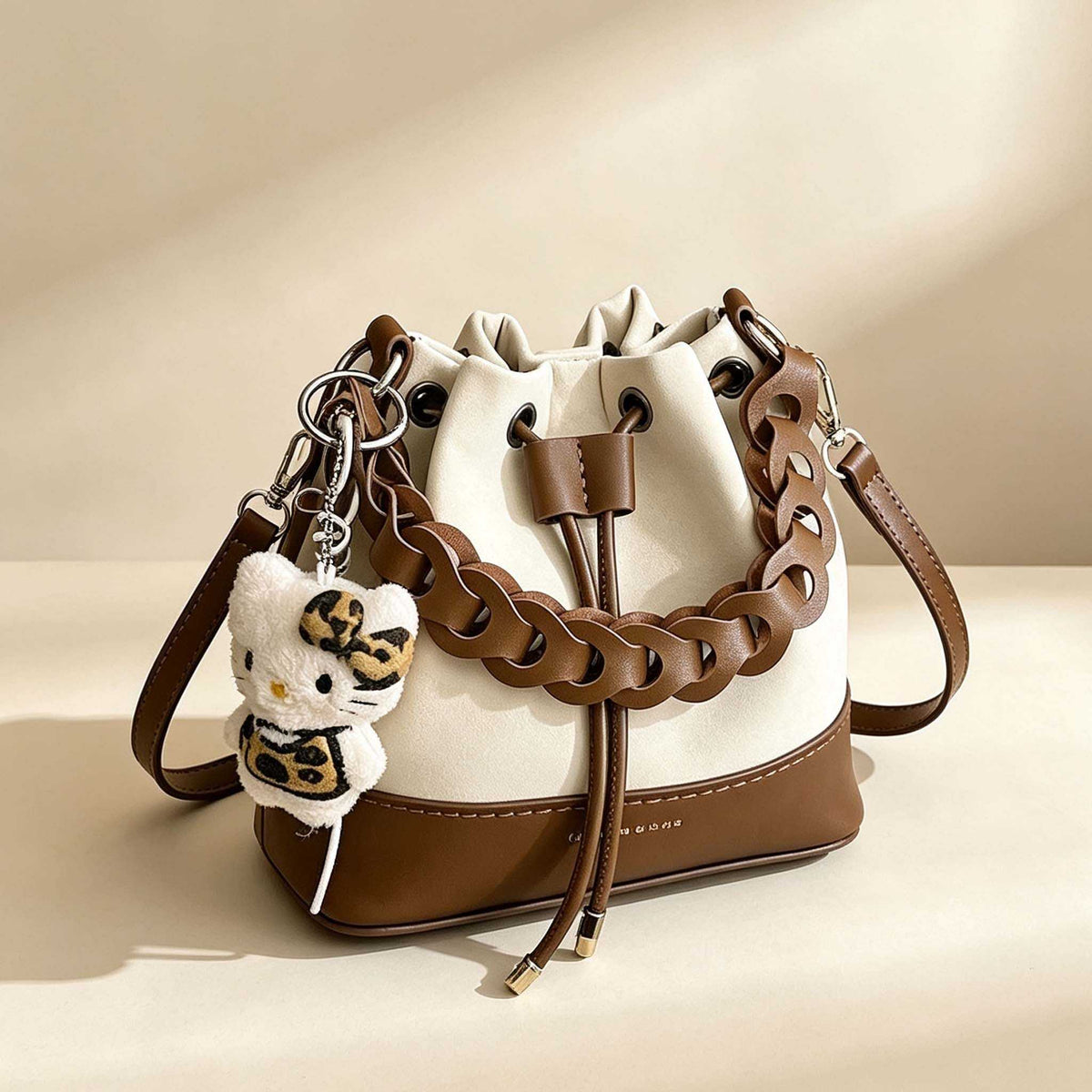 DIY Two-tone Bucket Bag Kit | Handmade Crossbody Bag Material Pack - MyStitchBag
