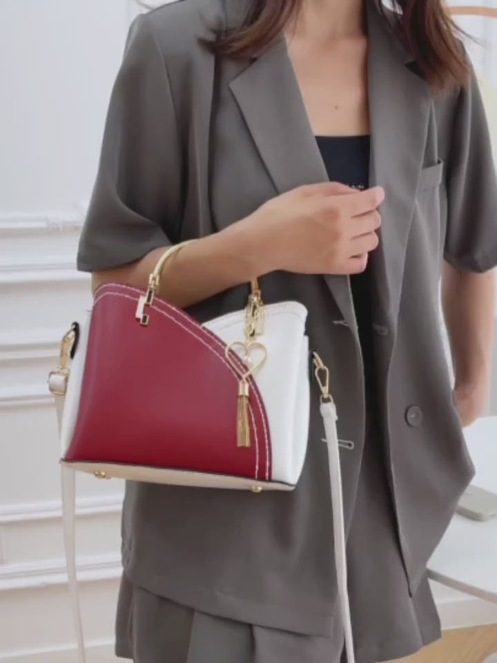 DIY Two-Tone Shell Handbag Kit | Handmade Crossbody Material Pack