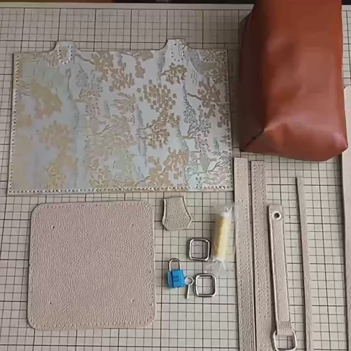 Underarm Basket Bag DIY Kit – Handmade Shoulder Bag Making Kit with Unique Design