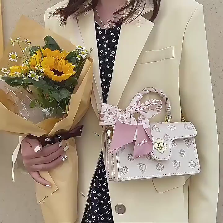 Cherry Blossom Crossbody Bag DIY Kit – Make Your Own Handmade Mini Bag | Beginner Friendly Craft Kit