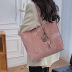 DIY Pink Marble Texture Tote Bag Kit | Handmade Shoulder Bag Material Pack