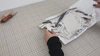 DIY Graffiti Print Mini Boston Bag Kit | Handmade Crossbody Material Pack