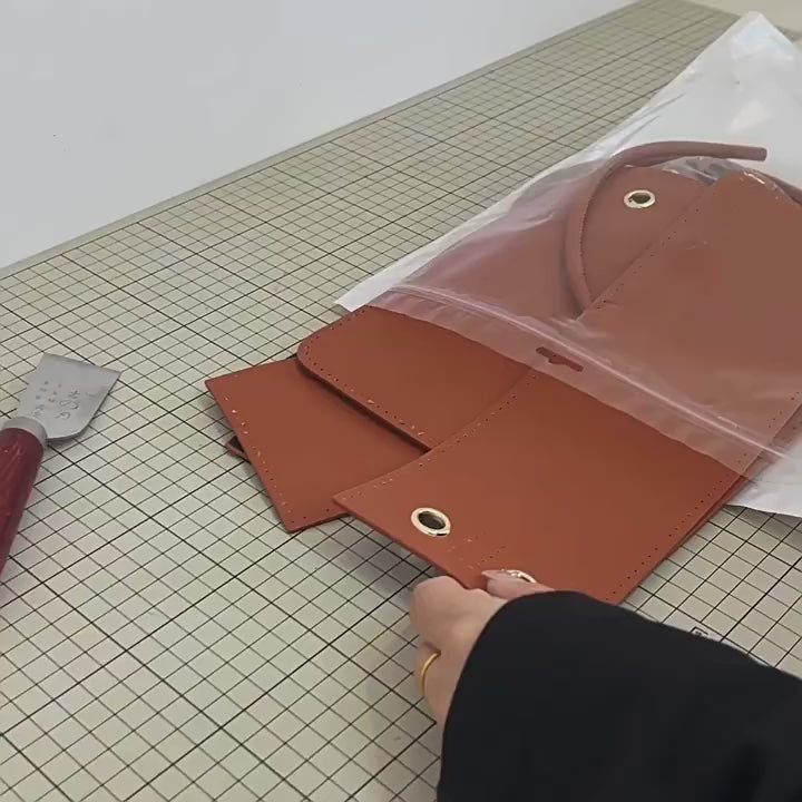 Drawstring Bucket Bag DIY Kit – Handmade Shoulder Bag Making Kit with Step-by-Step Tutorial