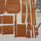 DIY Quilted Mini Backpack Kit | Handmade Crossbody Bag Material Pack