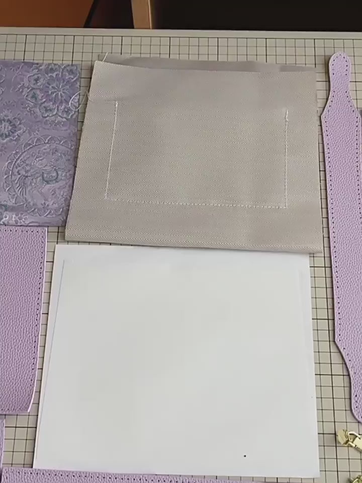 Traditional Pattern Tote Bag DIY Kit – Handmade Shoulder Bag Craft Kit