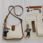 DIY Two-Tone Hobo Shoulder Bag Kit | Handmade Crossbody Material Pack