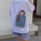 Trendy Small Square Bag DIY Craft Kit, Simple Hand‑Sew Shoulder & Crossbody Handbag for Women